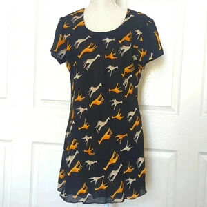 Jessica Howard Giraffe Printed Shift Dress